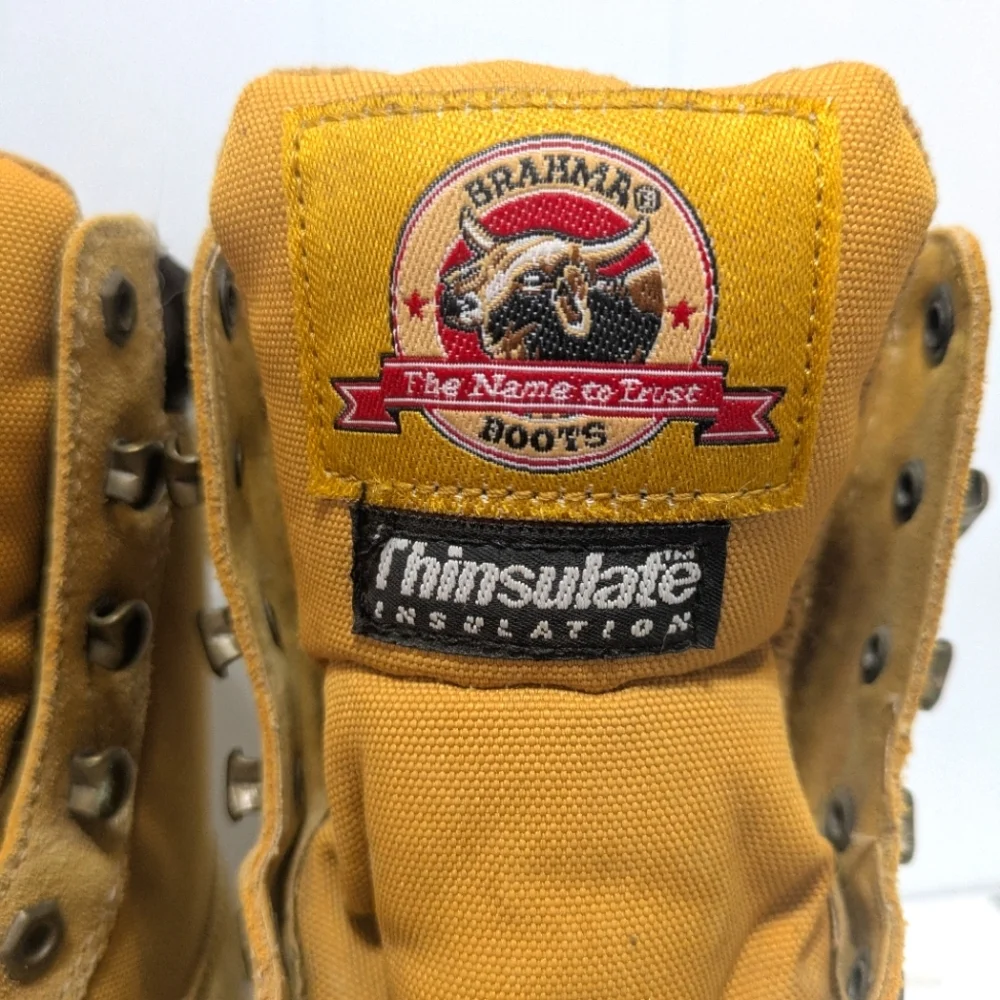 Brahma Boss Work Boot Size 7 Thinsulate Leather Heavy Duty Construction‎
